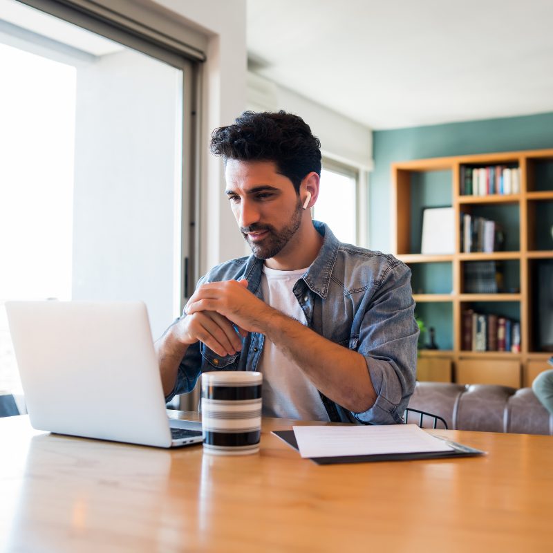 man using crocker voice services